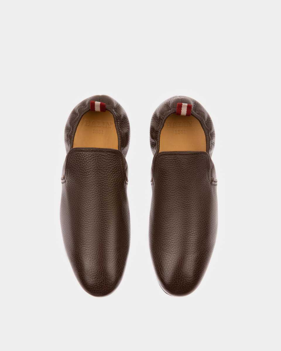 Bally Planker Läder Loafers Herr Bruna | 2574PWBYF