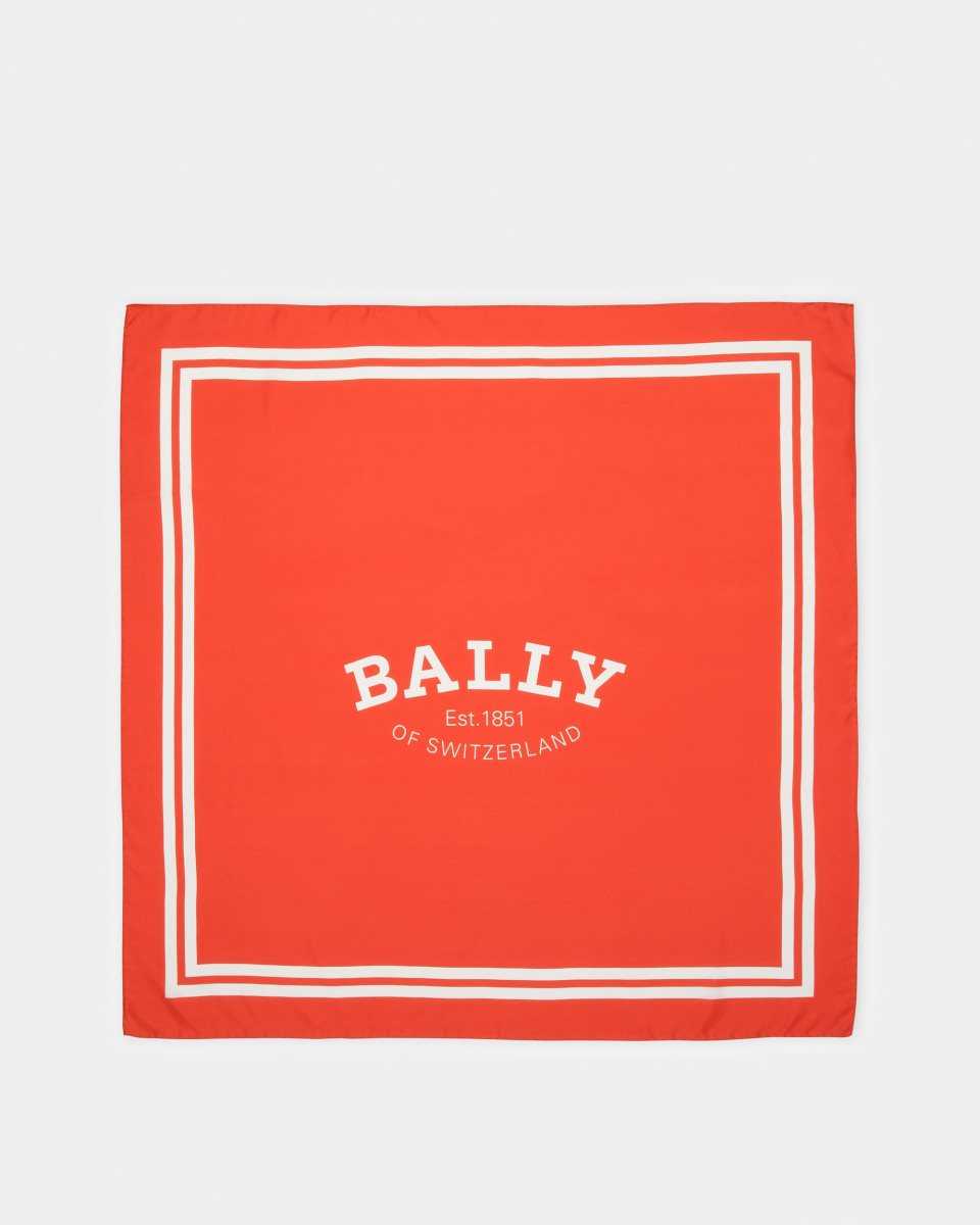 Bally Printed Carre Halsduk Dam Blå | 1674TQGIF