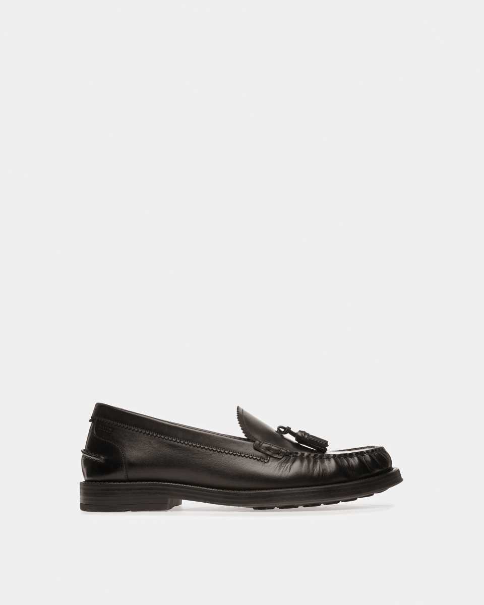 Bally Resel Läder Moccasins Loafers Herr Svarta | 4568NTXUP