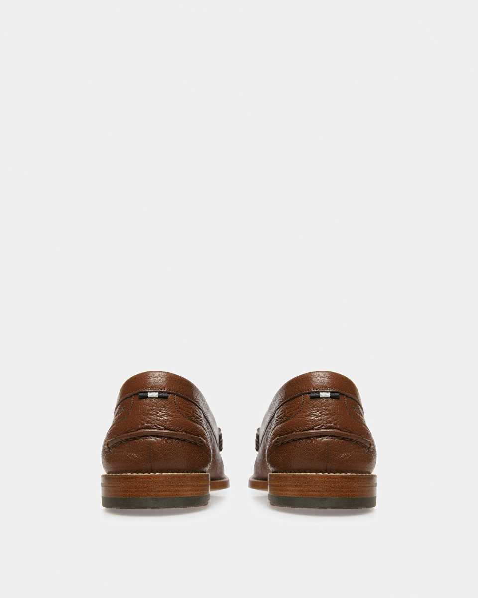 Bally Ron Läder Moccasins Loafers Herr Bruna | 3810OAXPM