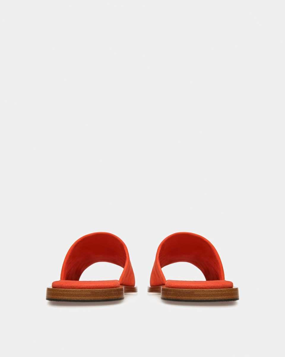 Bally Sabian Läder Sandals Badtofflor Herr Orange | 8257LTSWX