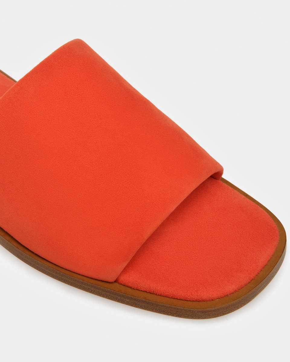 Bally Sabian Läder Sandals Badtofflor Herr Orange | 8257LTSWX