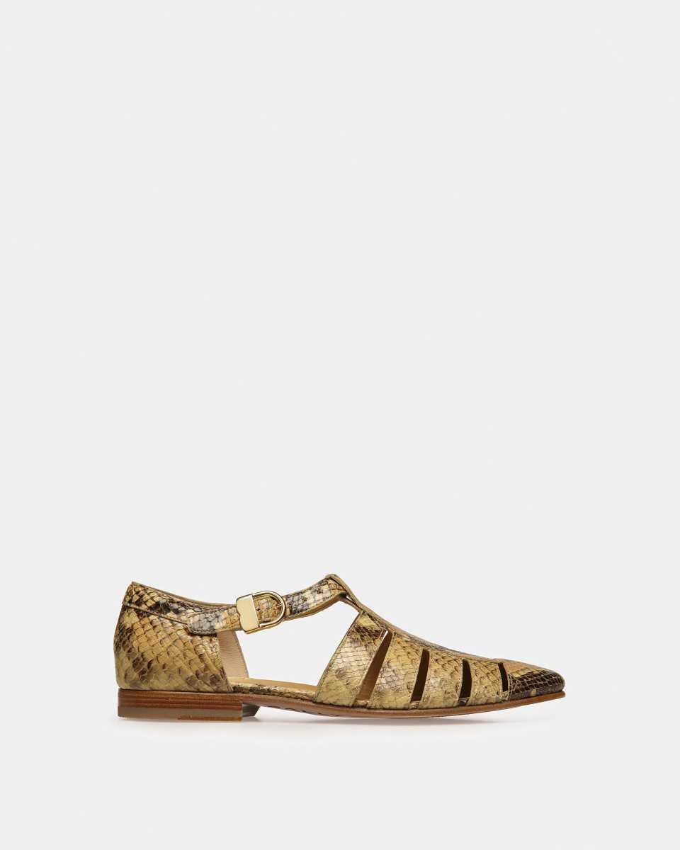 Bally Salton Sandals Badtofflor Herr Beige | 8304RBIXZ