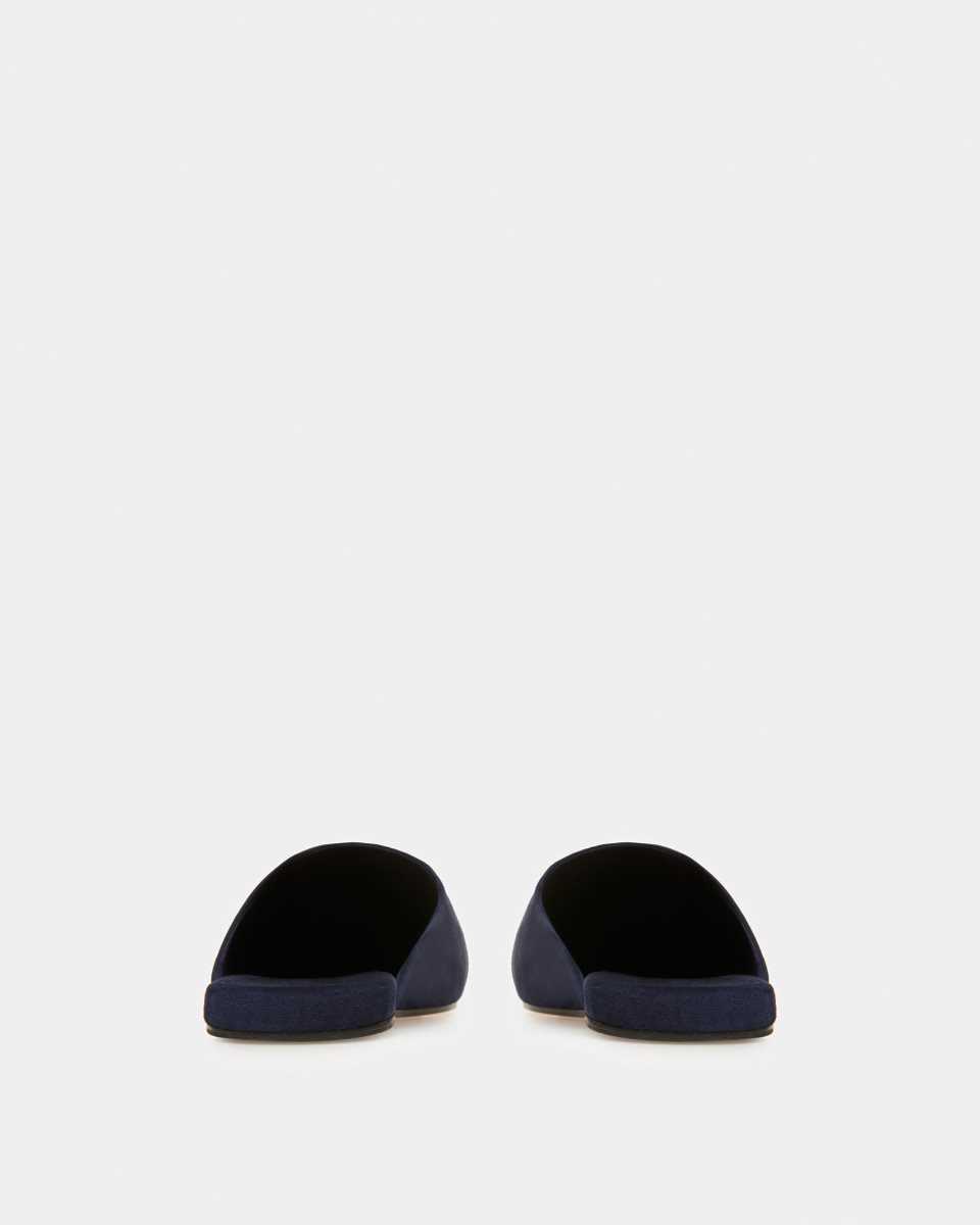 Bally San Fernando Slippers Badtofflor Herr Blå | 2749EBSPU