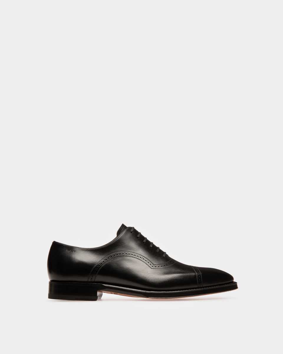 Bally Scanio Läder Oxford Snörskor Herr Svarta | 4781SWRBN