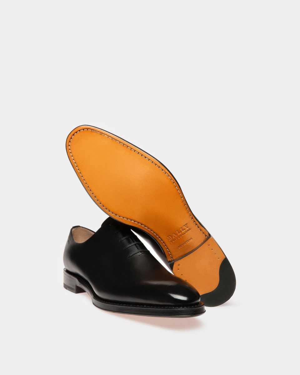 Bally Scolder Plain Calf Läder Snörskor Herr Svarta | 6075MCISW