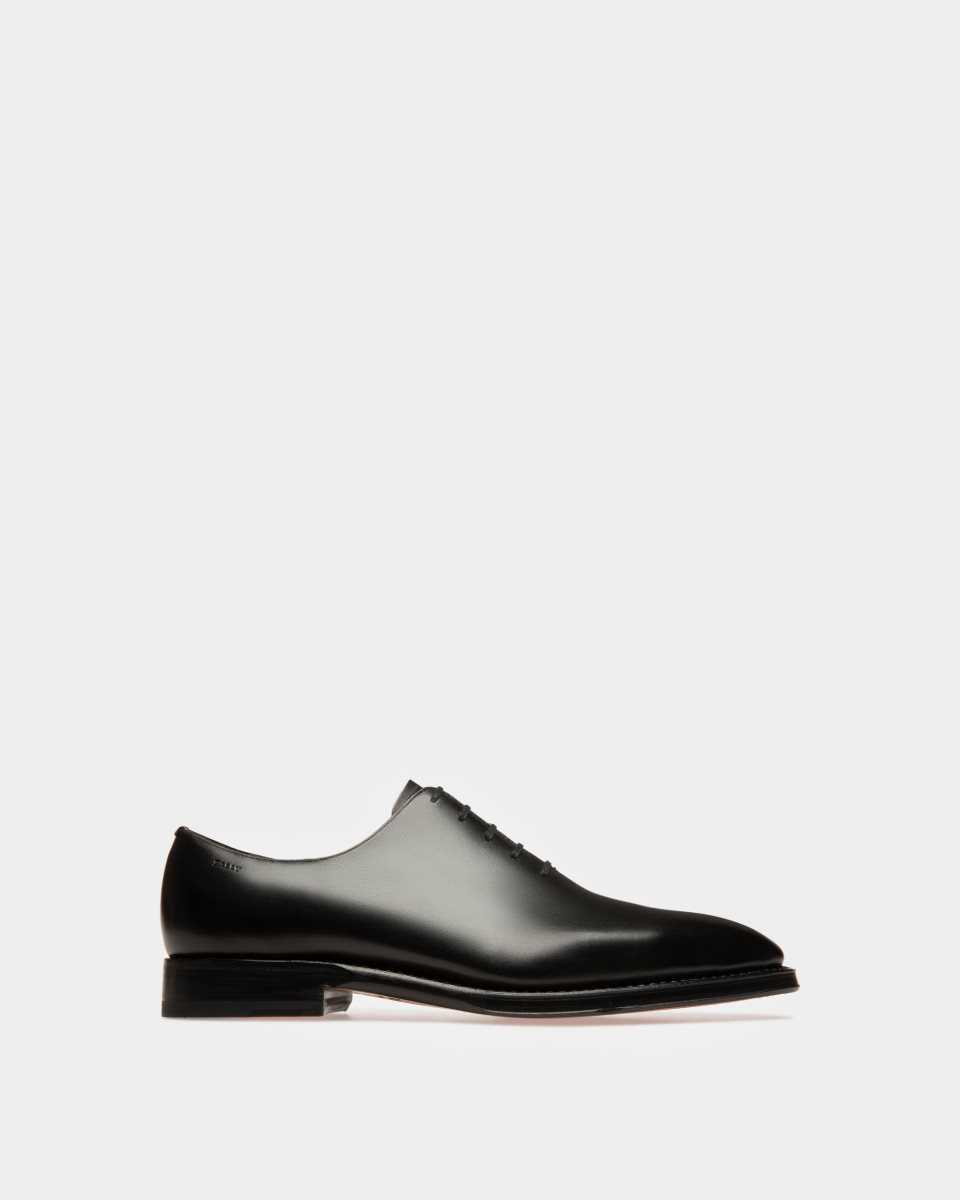 Bally Scolder Plain Calf Läder Snörskor Herr Svarta | 6075MCISW