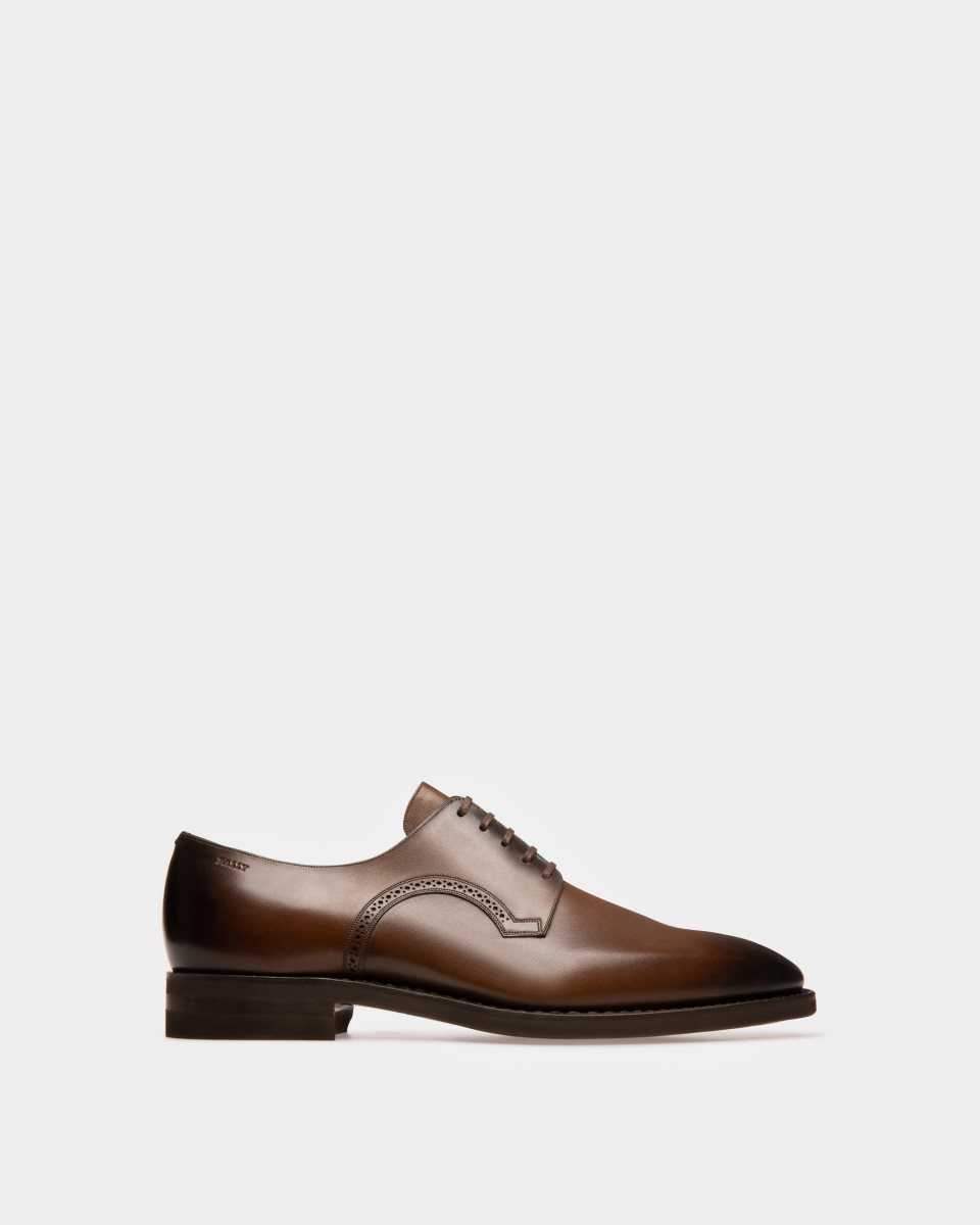 Bally Scotch Läder Oxford Snörskor Herr Svarta | 7694KMCDI