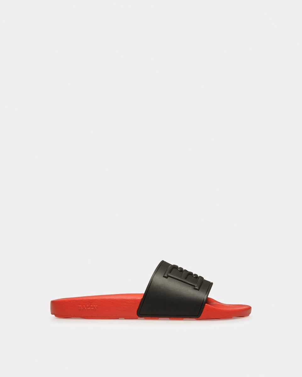 Bally Scotty Rubber Sandals Badtofflor Herr Grå | 0719IZBUQ