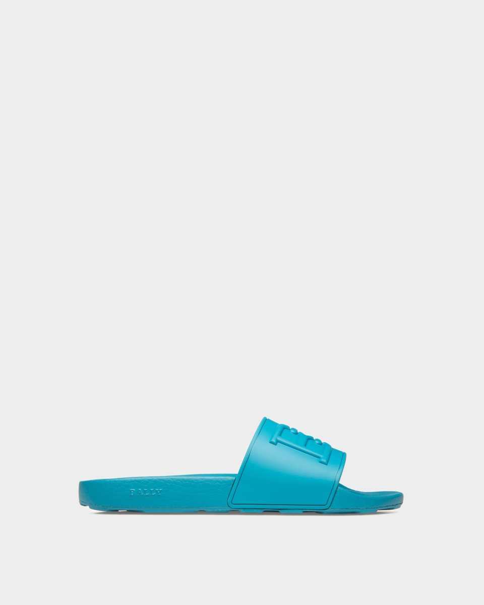 Bally Scotty Rubber Sandals Badtofflor Herr Svarta | 3712WEQTK