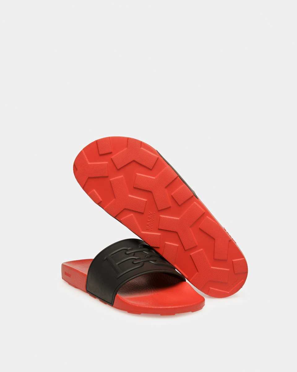 Bally Scotty Rubber Sandals Badtofflor Herr Olika Färger | 9714LSRZU