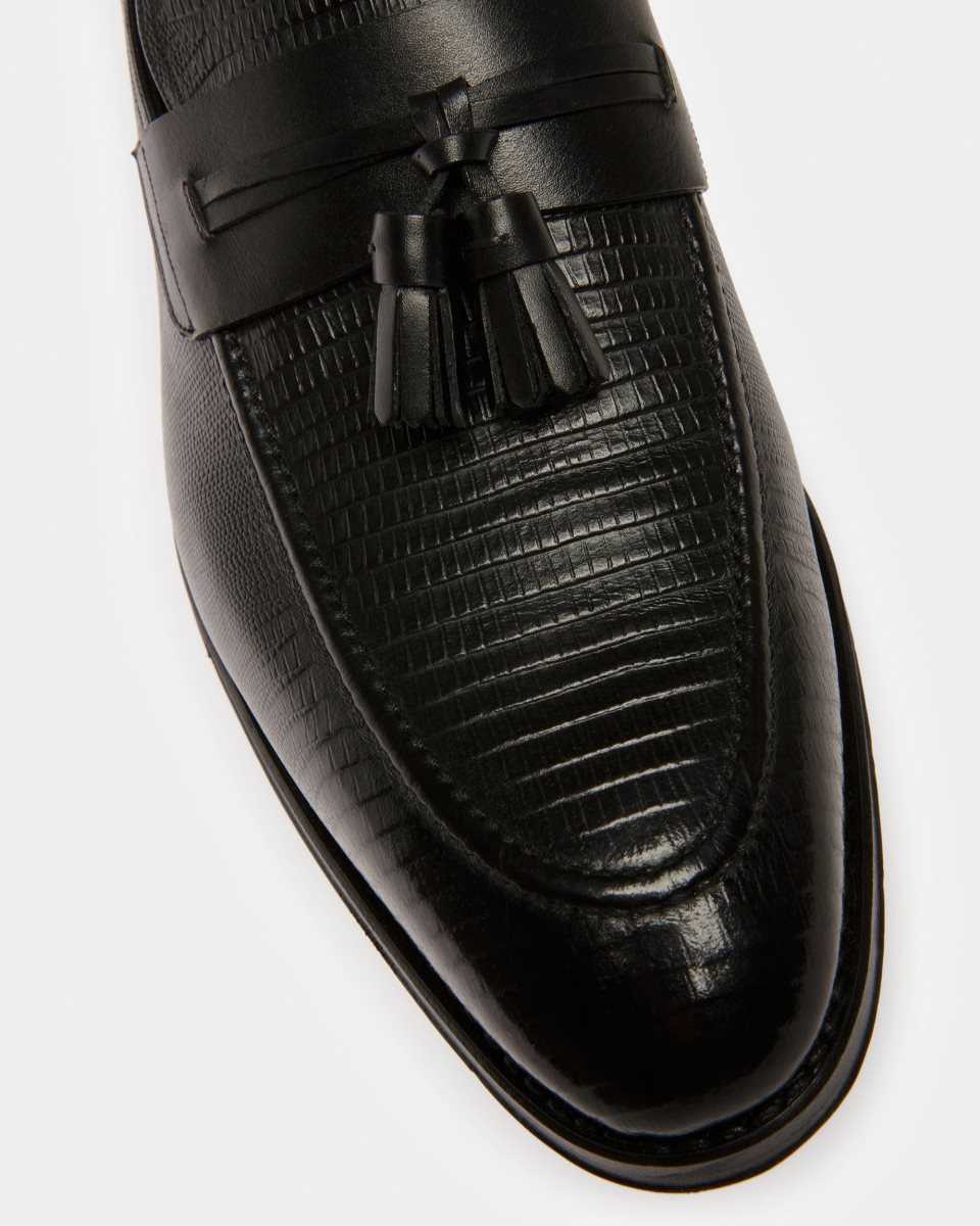 Bally Scuvier Läder Loafers Herr Svarta | 1049WKAMQ