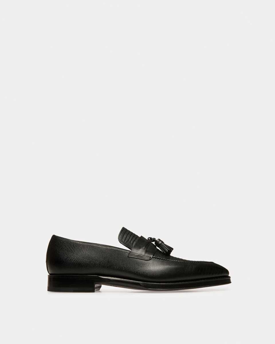 Bally Scuvier Läder Loafers Herr Svarta | 1049WKAMQ