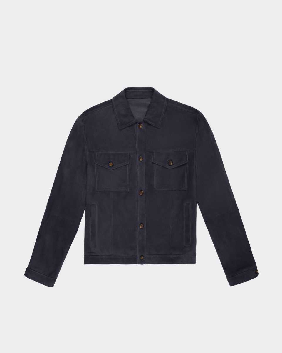 Bally Shirt Lädertoppar Herr Blå | 9186MWBYL