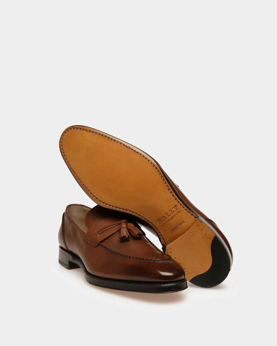 Bally Skenny Läder Loafers Herr Bruna | 6190DSWZU