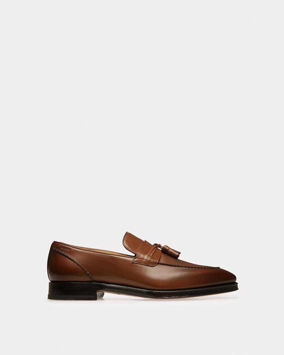 Bally Skenny Läder Loafers Herr Bruna | 6190DSWZU