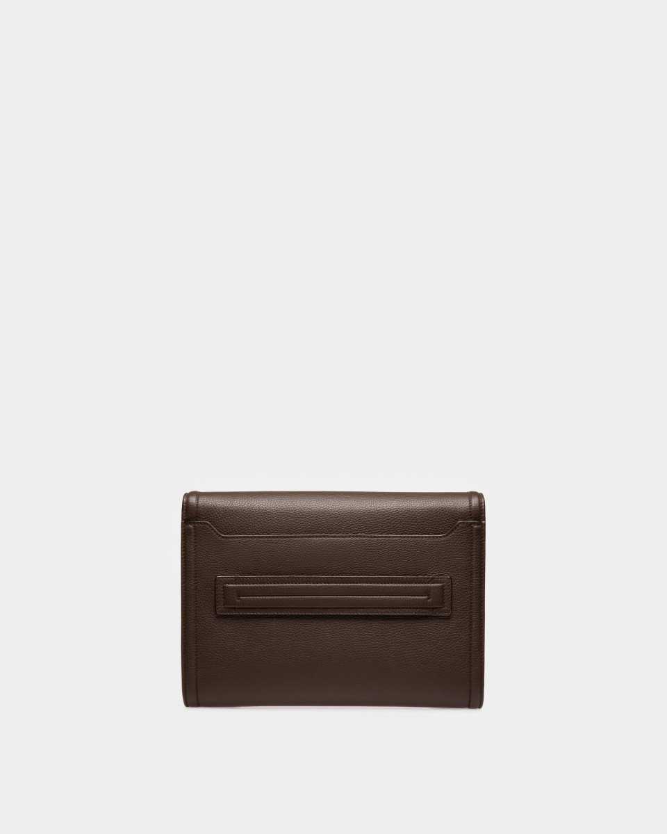 Bally Soryan Läder Portfolio Clutch Väska Herr Bruna | 3751XQZEW