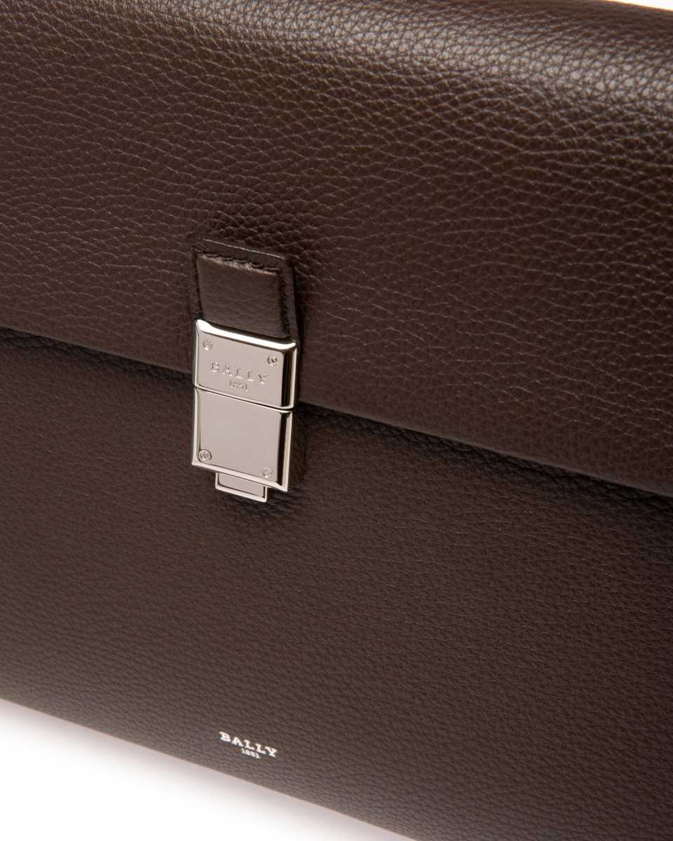 Bally Soryan Läder Portfolio Clutch Väska Herr Bruna | 3751XQZEW