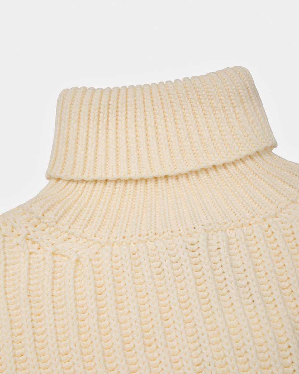 Bally Stickad Roll Neck Stickad Bomull Roll Neck Skjorta Herr Vita | 2176WVGKZ