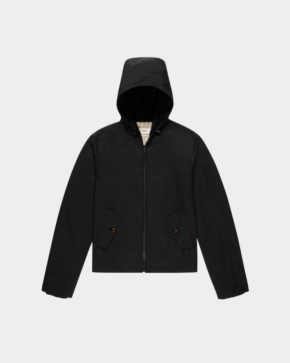 Bally Techno Nylon Outerwear Jacka Herr Svarta | 2193PKJCW