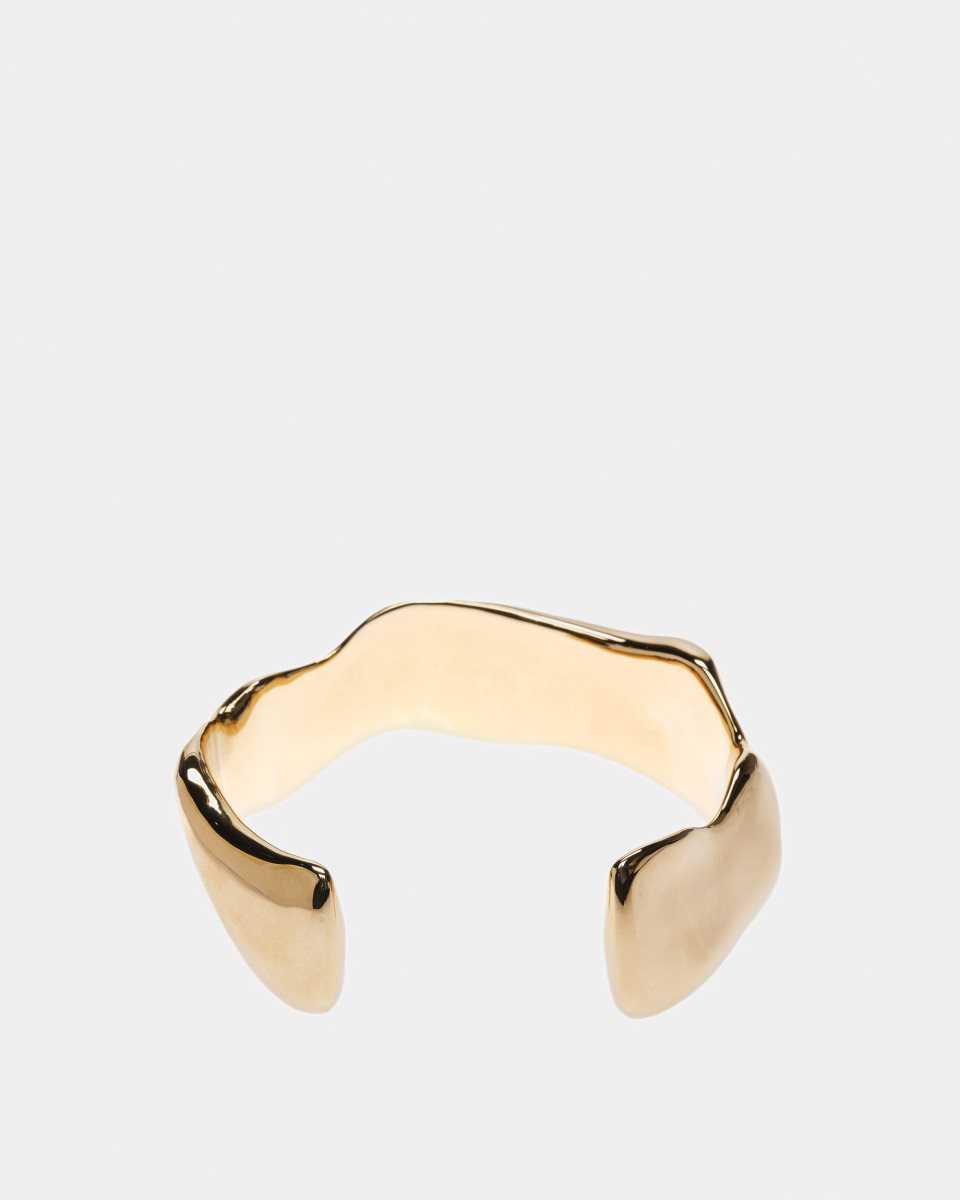 Bally Tjock Cuff Bangle Armband Dam Guld | 3582AUJXK