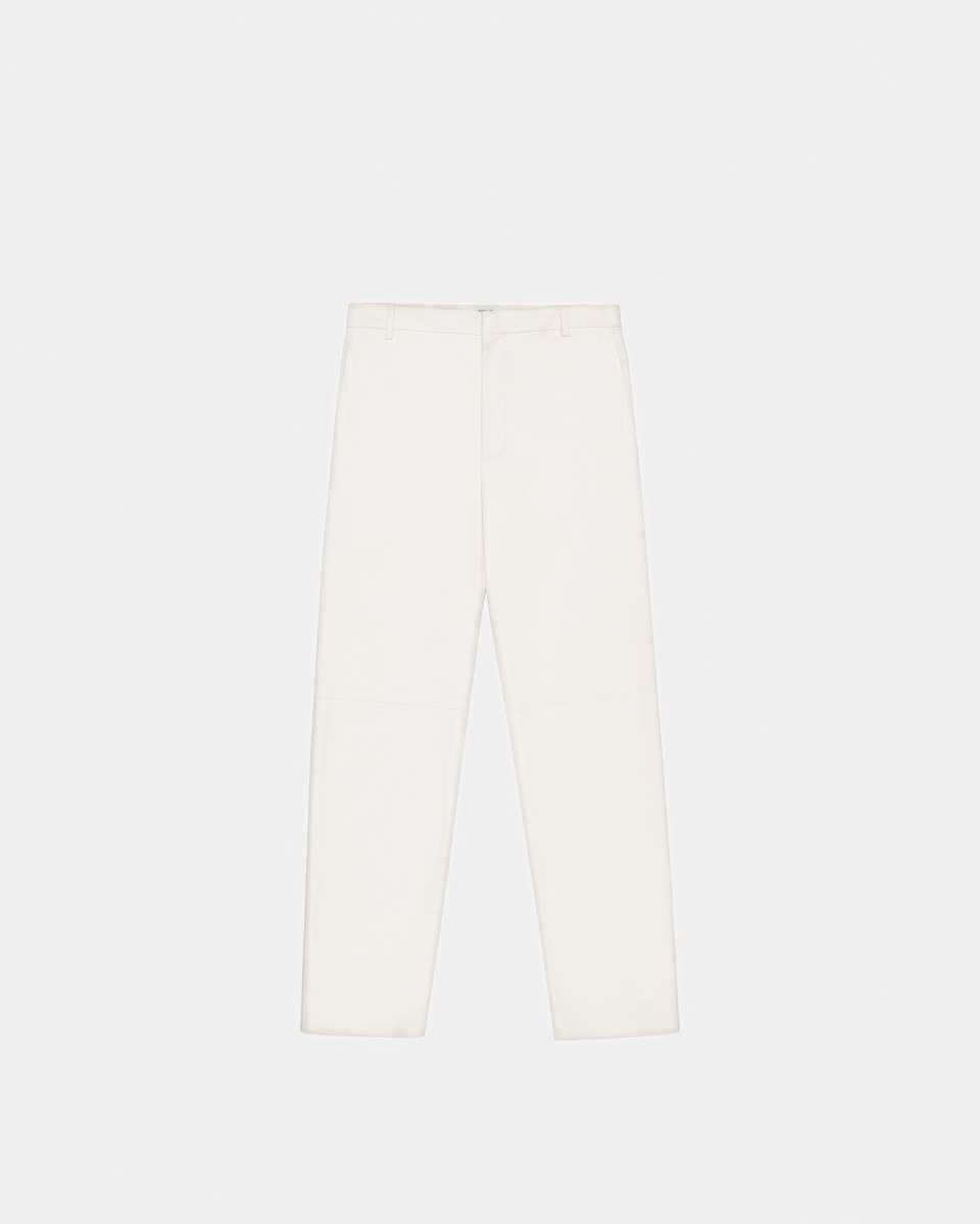 Bally Trousers Lädertoppar Herr Vita | 2479PXKIS