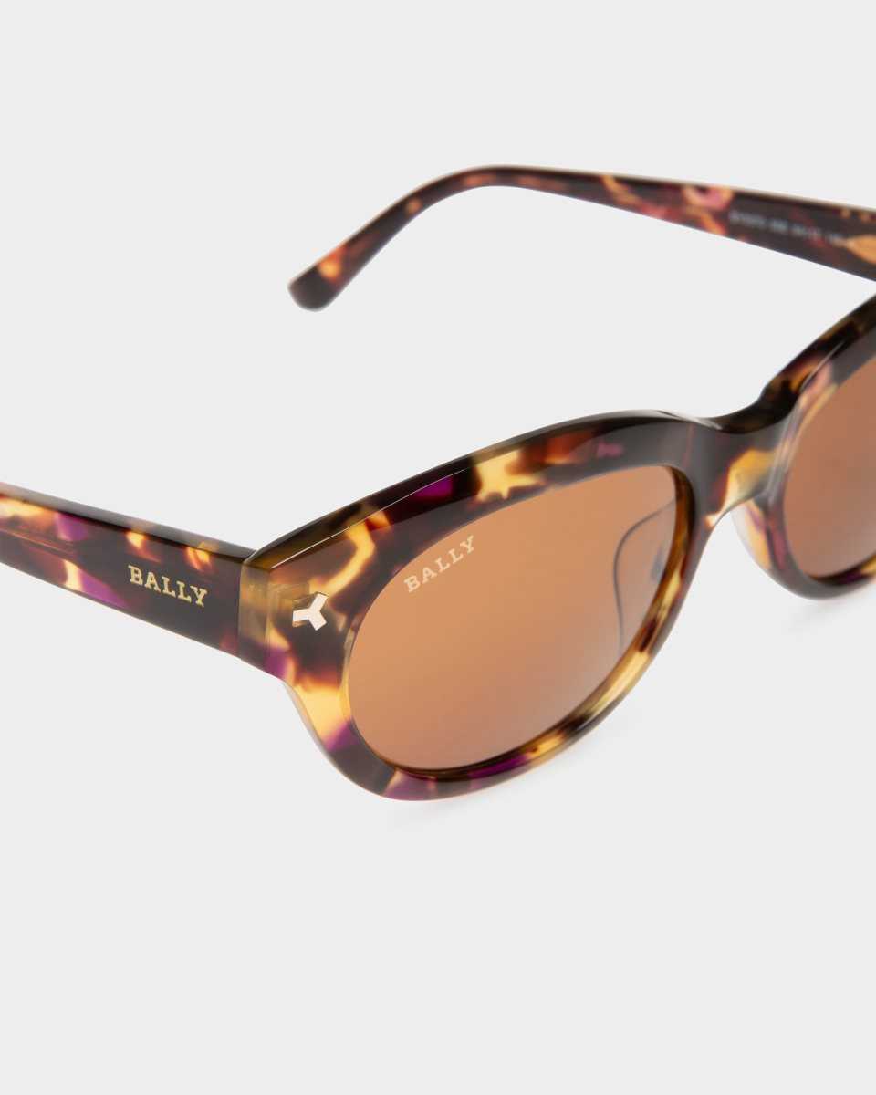 Bally Twinkle Acetate Solglasögon Dam Bruna | 5036FNZEG