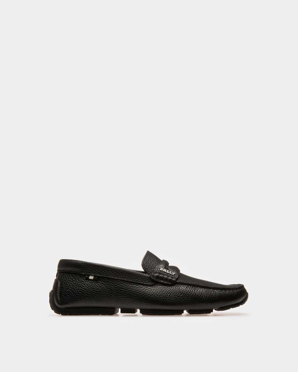 Bally Webb Calf Läder Penny Loafers Herr Svarta | 0214CGOIU