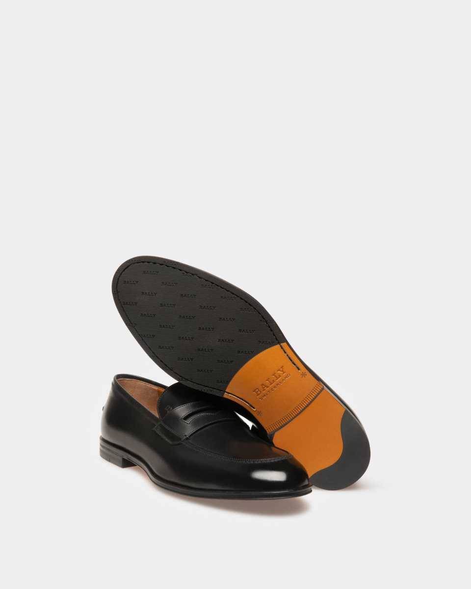 Bally Webb Calf Läder Penny Loafers Herr Bruna | 6715DWJPK