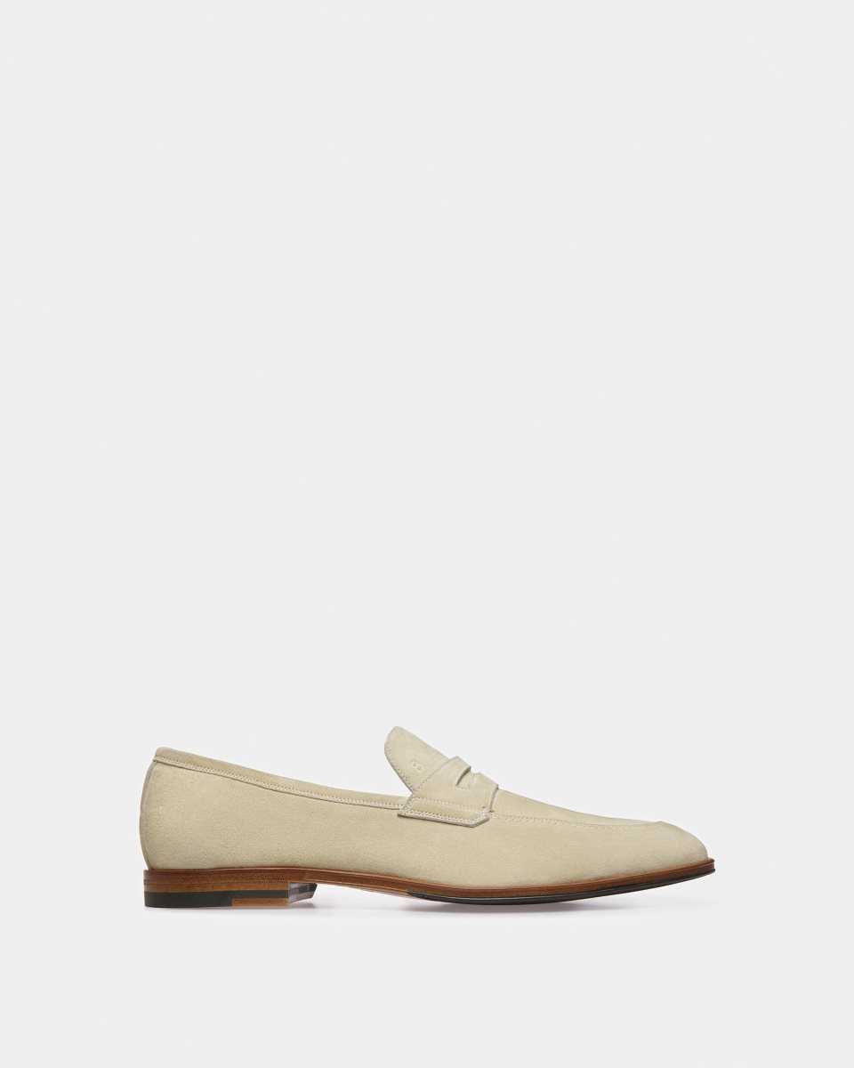 Bally Webb Läder Loafers Herr Beige | 1408BPGOL