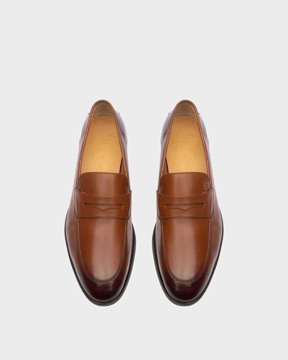 Bally Webb Läder Loafers Herr Bruna | 3470WMLQO