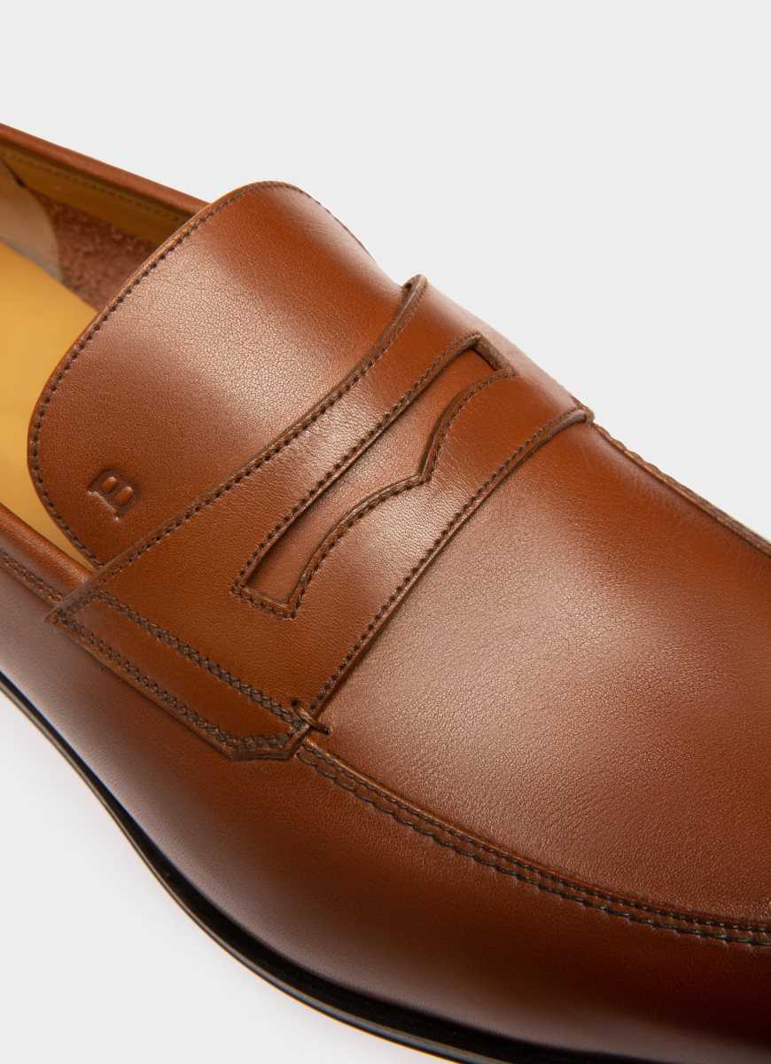 Bally Webb Läder Loafers Herr Bruna | 3470WMLQO