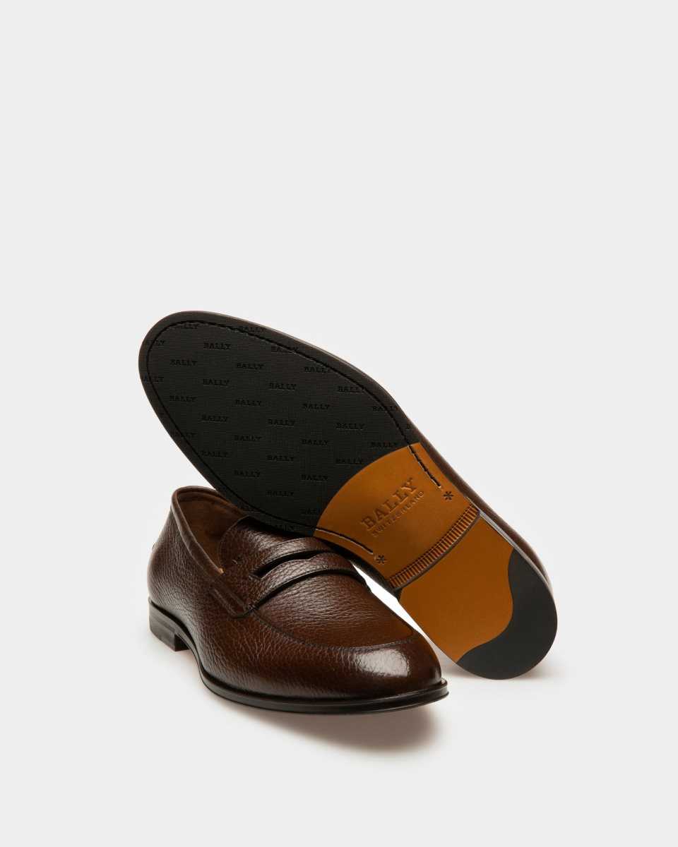 Bally Webb Läder Loafers Herr Bruna | 3945HWCXQ