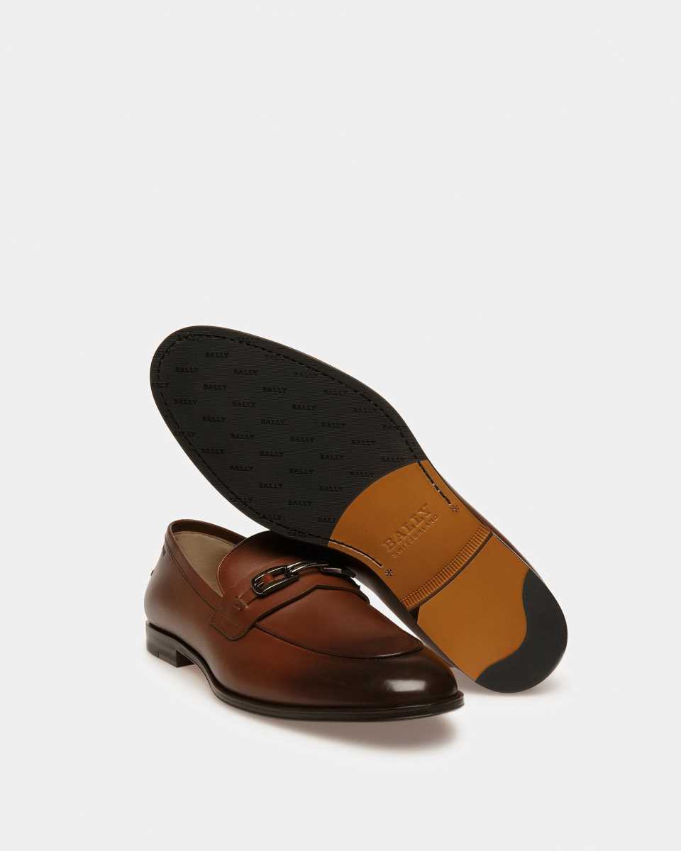 Bally Westro Läder Loafers Herr Svarta | 5176GYNUE