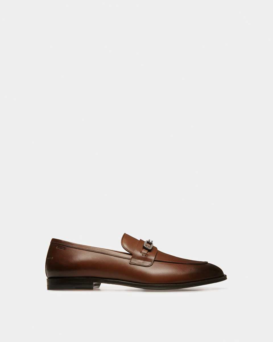 Bally Westro Läder Loafers Herr Svarta | 5176GYNUE