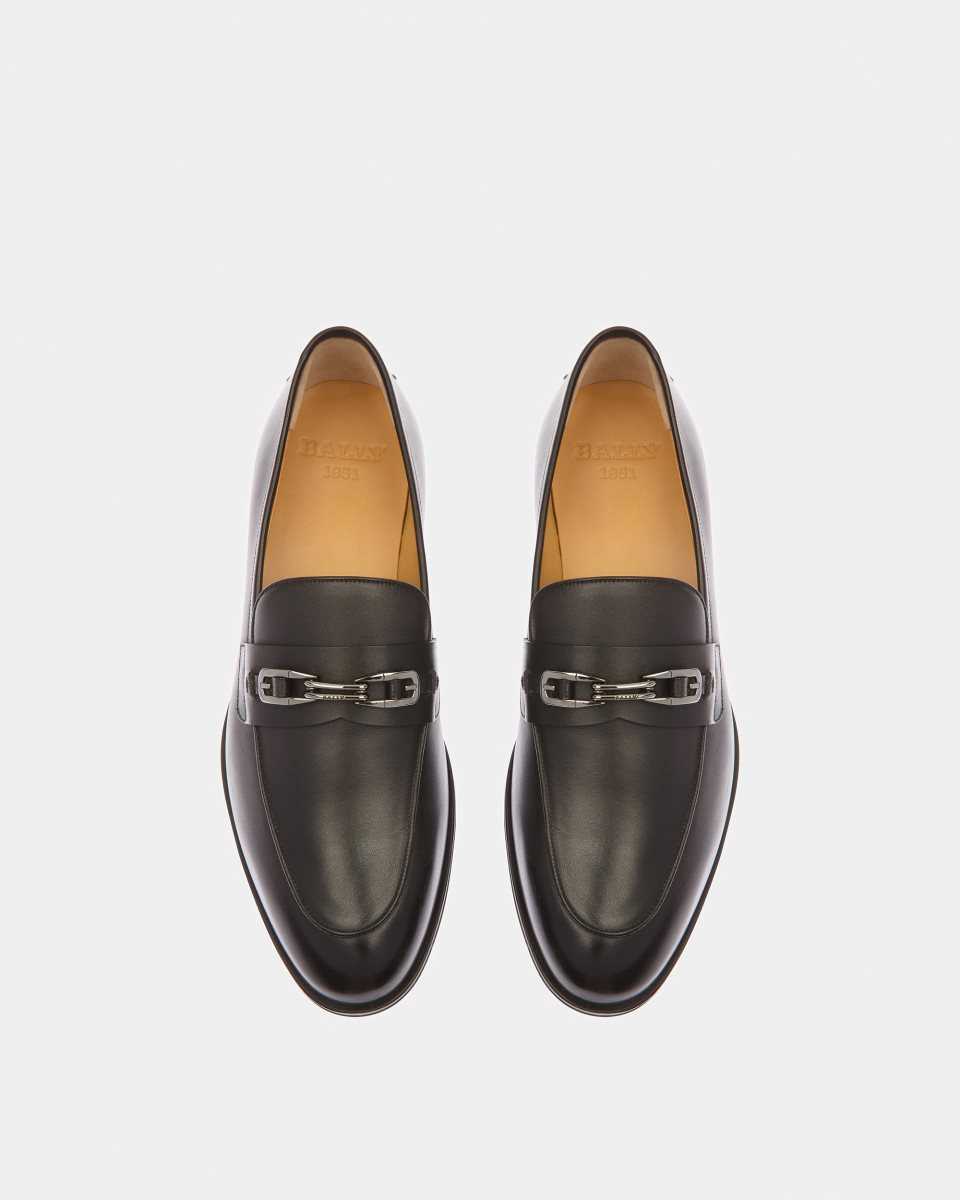 Bally Westro Läder Loafers Herr Svarta | 7402BHVKX