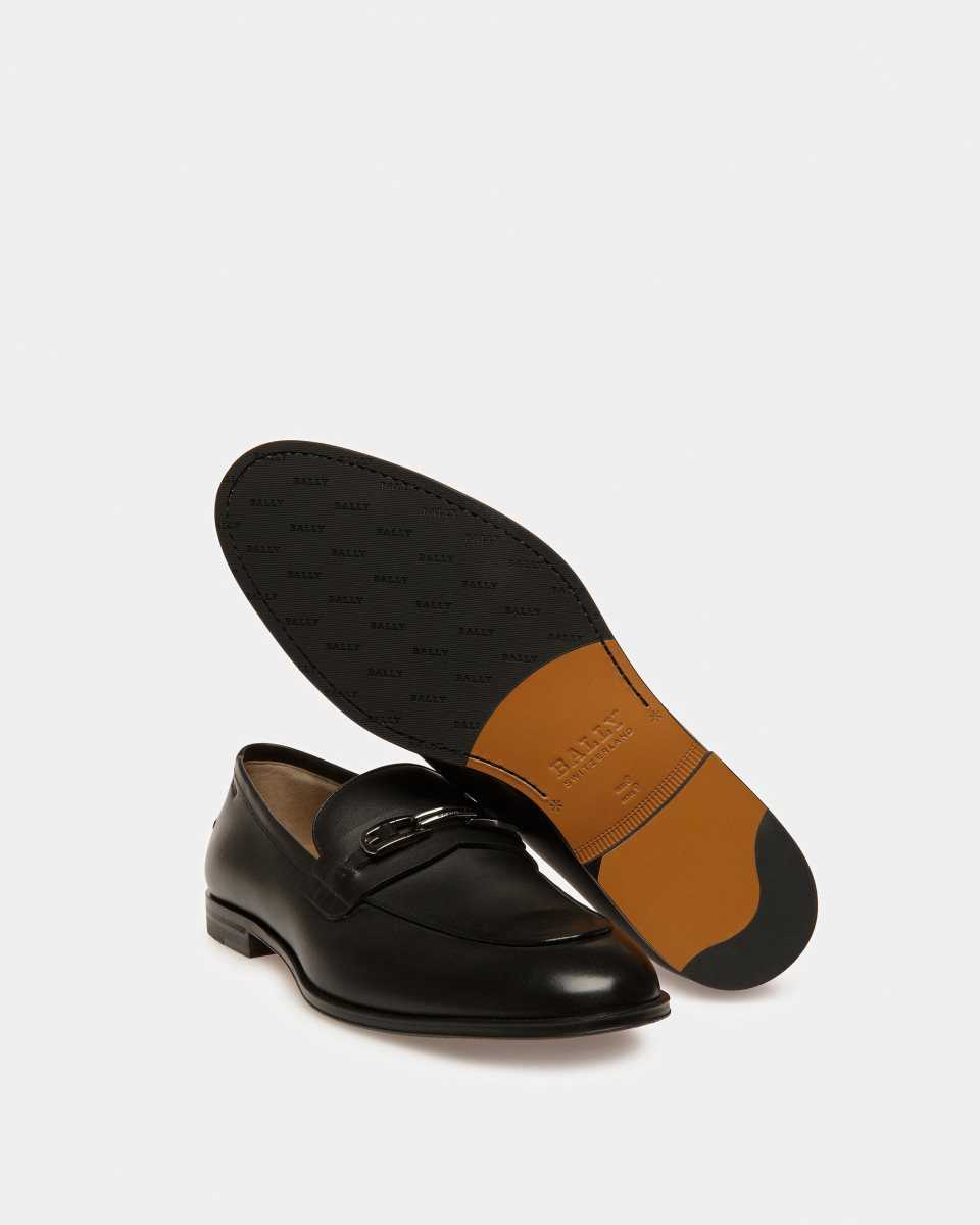 Bally Westro Läder Loafers Herr Svarta | 7402BHVKX