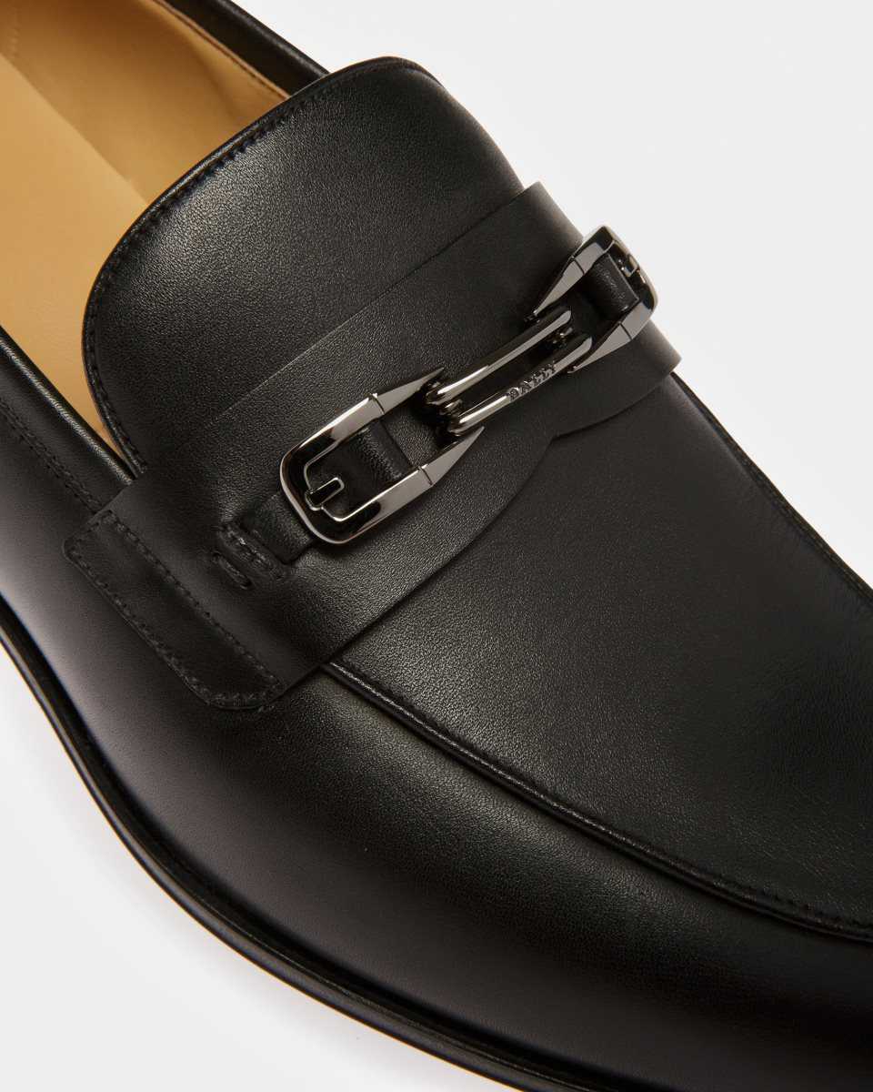 Bally Westro Läder Loafers Herr Svarta | 7402BHVKX